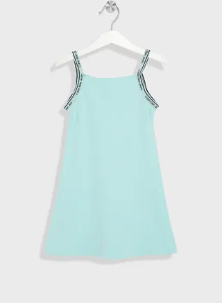 Kids Logo Tape Strap Dress
