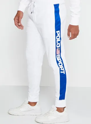 Side Stripe Cuffed Sweatpants