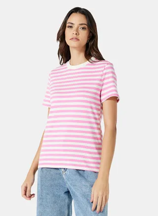 Striped Cotton T-Shirt