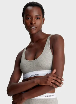 Lightly Lined Logo Bralette