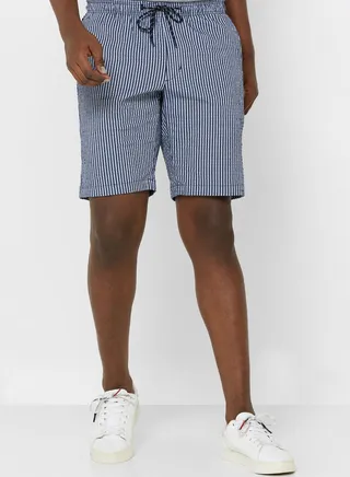 Harlem Seersucker Striped Shorts