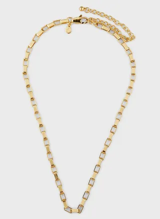 Amelie Chain Gold Plated Necklace