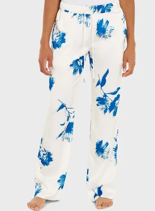 Printed High Waist Pants