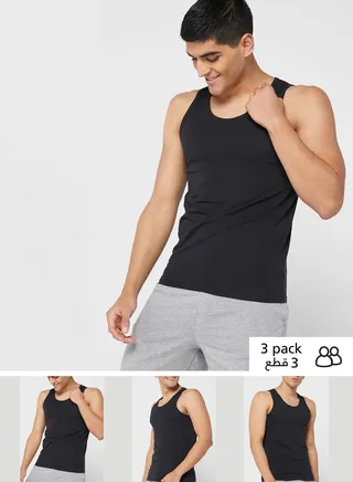 3 Pack Assorted Vest