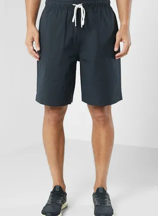 Drawstring Logo Shorts