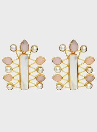Pyra Embellished Drop Earrings