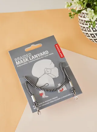 Braided Black Mask Chain
