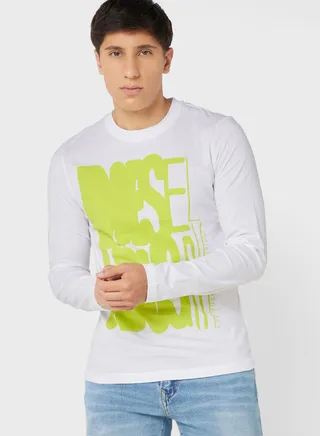 Graphic Crew Neck T-Shirt