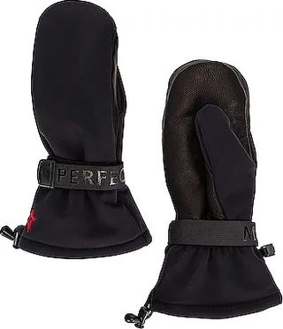 Perfect Moment Davos Mitts in Black