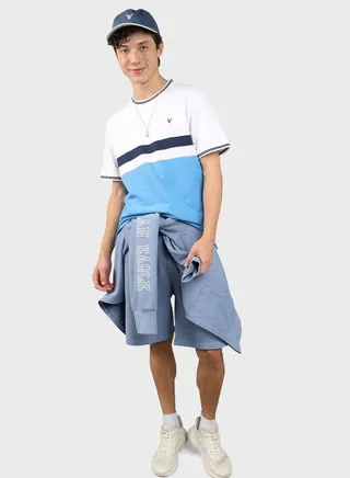 Colorblock Crew Neck T-Shirt