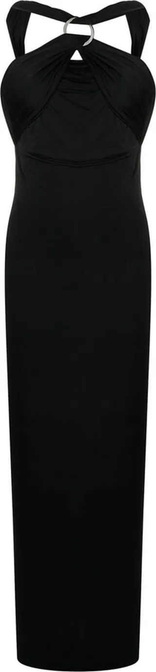 Draped Halterneck Dress