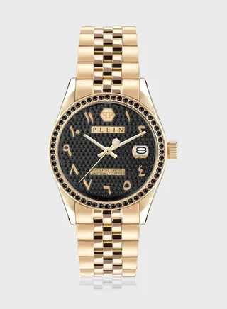 Steel Strap Analog Watch