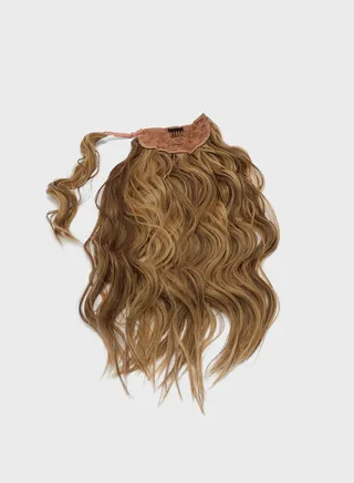 Midi Grande Brushed Out Wave 22" Wraparound Pony -26/613X/M30 Mellow Brown