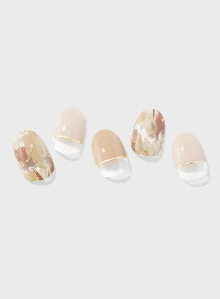 Nail Art Wrap - Ombre Beige
