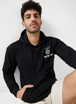 Sustainable Oversize Hoodie With Back Print