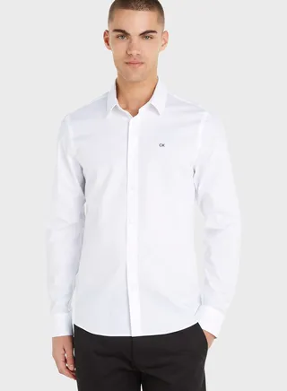 Stretch Poplin Slim Fit Shirt
