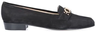 Salvatore Ferragamo Logo Plaque Moccasins