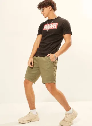 Printed Crew Neck T-Shirt