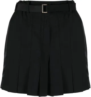 High Waist Pleated Shorts