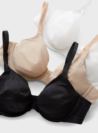 3 Pack Wired Full Cup Bra