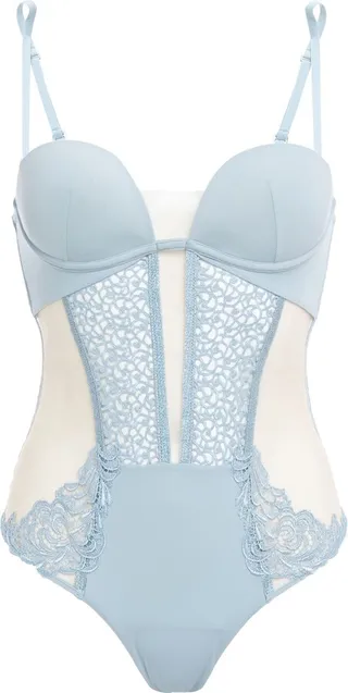 Lingerie Bodysuit Sky Blue