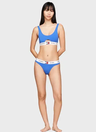 Logo Printed Sport Bra