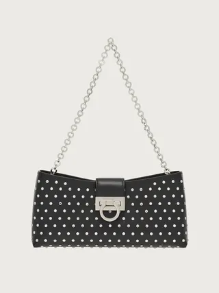 Ferragamo Women Trifolio shoulder bag Black