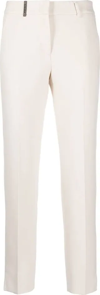 Cropped Tailored Trousers