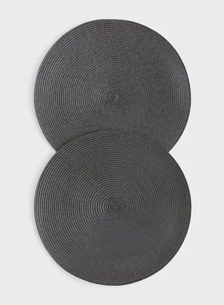 2-Pack Round Table Mats-D38
