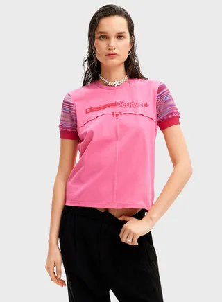 Crew Neck Printed T-Shirt