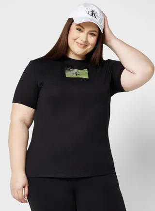 Crew Neck Slim Fit Logo T-Shirt