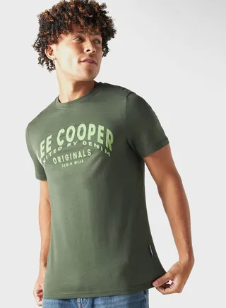 Graphic Print Crew Neck T-Shirt