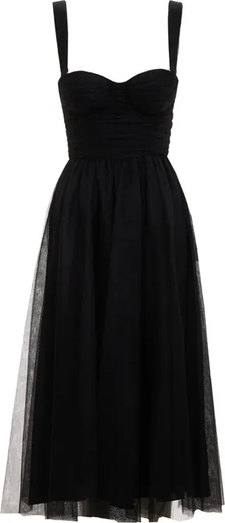 Tulle Midi Dress