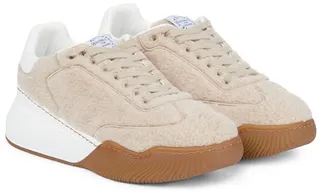 Loop faux shearling sneakers