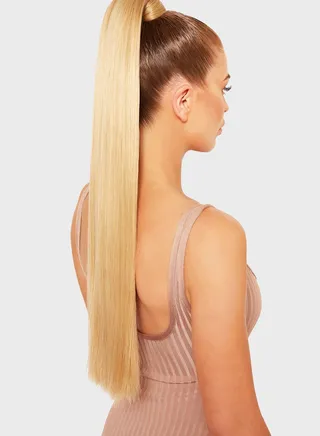 Grande 26 Inch Straight Wraparound Pony - California Blonde