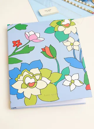 Concealed Spiral Notebook, Flower Bed