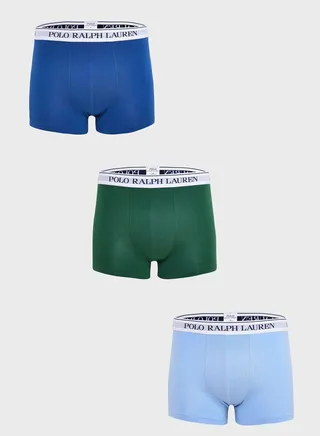 3 Pack Logo Band Trunks
