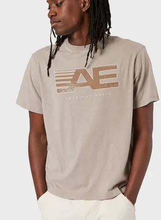 Graphic Crew Neck T-Shirt
