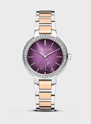 Steel Strap Analog Watch