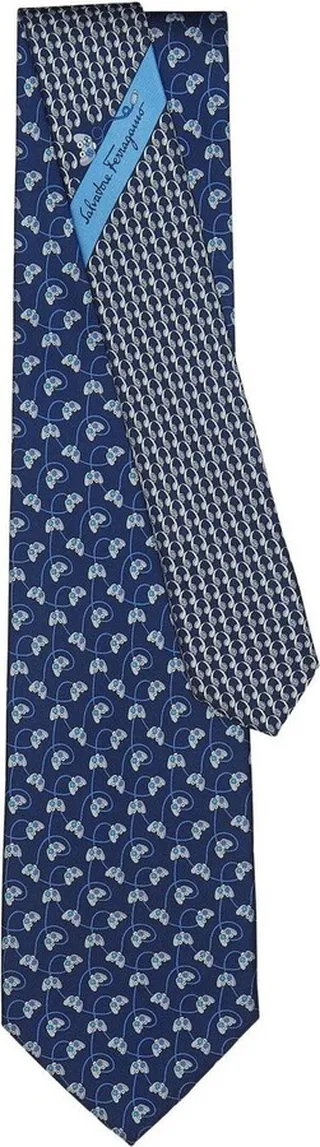 Patterned Silk Tie