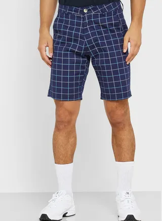 Chalk Button Shorts