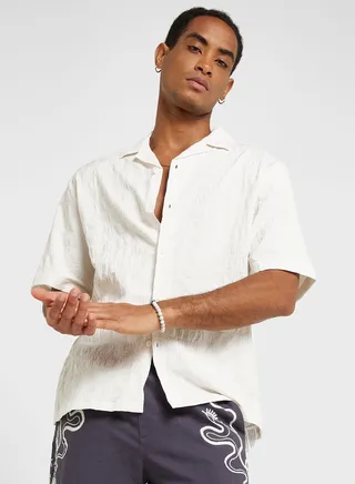 Textured Relaxed Fit Shirt