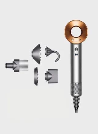 Dyson Supersonic™ Hair Dryer with 5 Attachments (Nickel/Copper