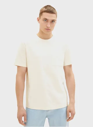 Pocket Detailed Crew Neck T-Shirt
