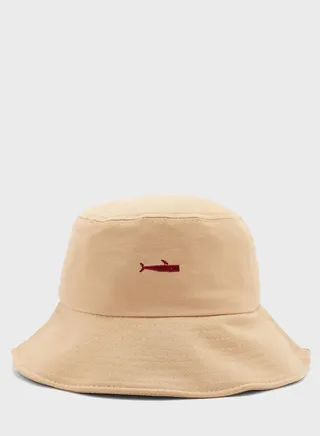 Quirky Fish Motif Bucket Hat
