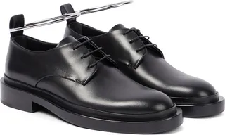 Anklet leather Derby shoes