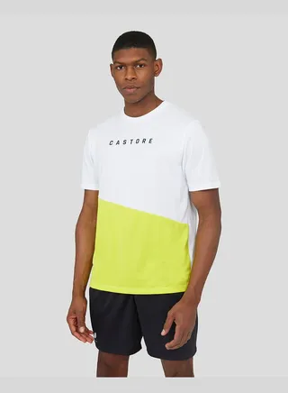 Citrus Colourblock Asymmetric Tee