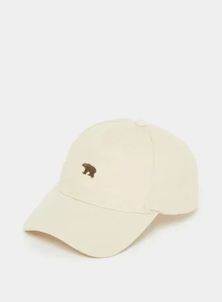 Embroidered Bear Baseball Cap