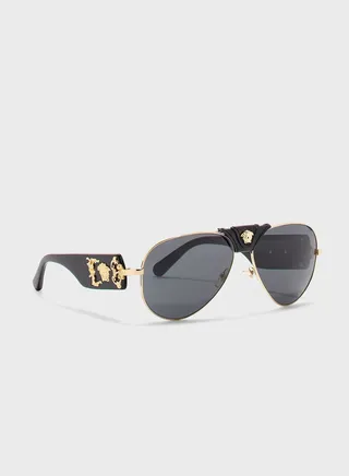 0Ve2150Q Aviator Sunglasses