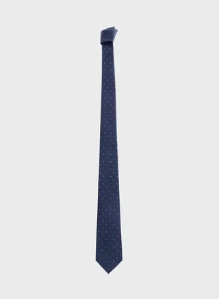 Micro Polka Dots Structure Tie